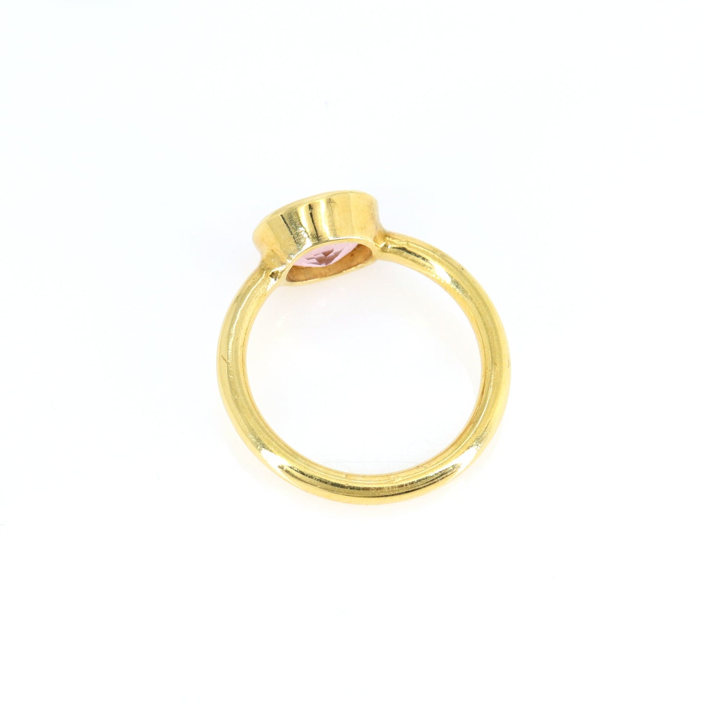 Pink Tourmaline Ring 18K Gold