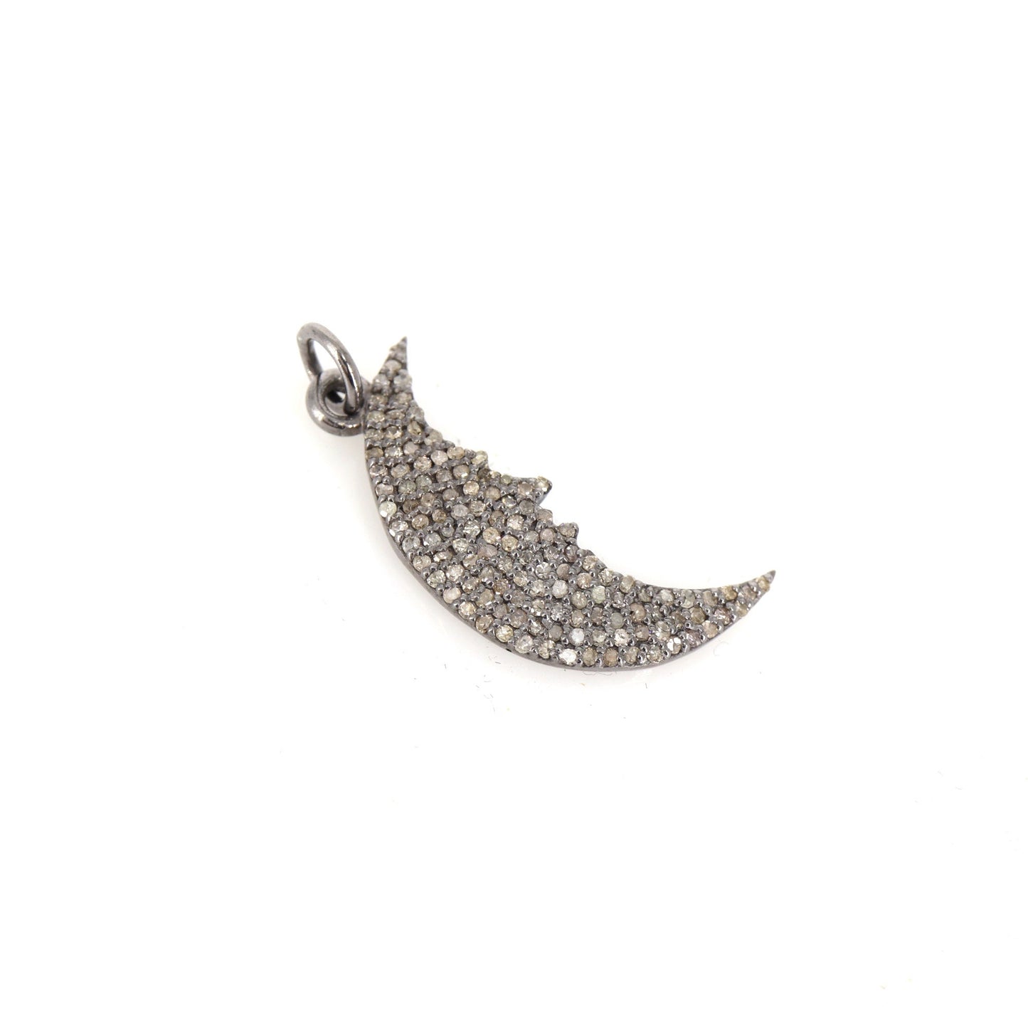 Crescent Moon Pendant Silver