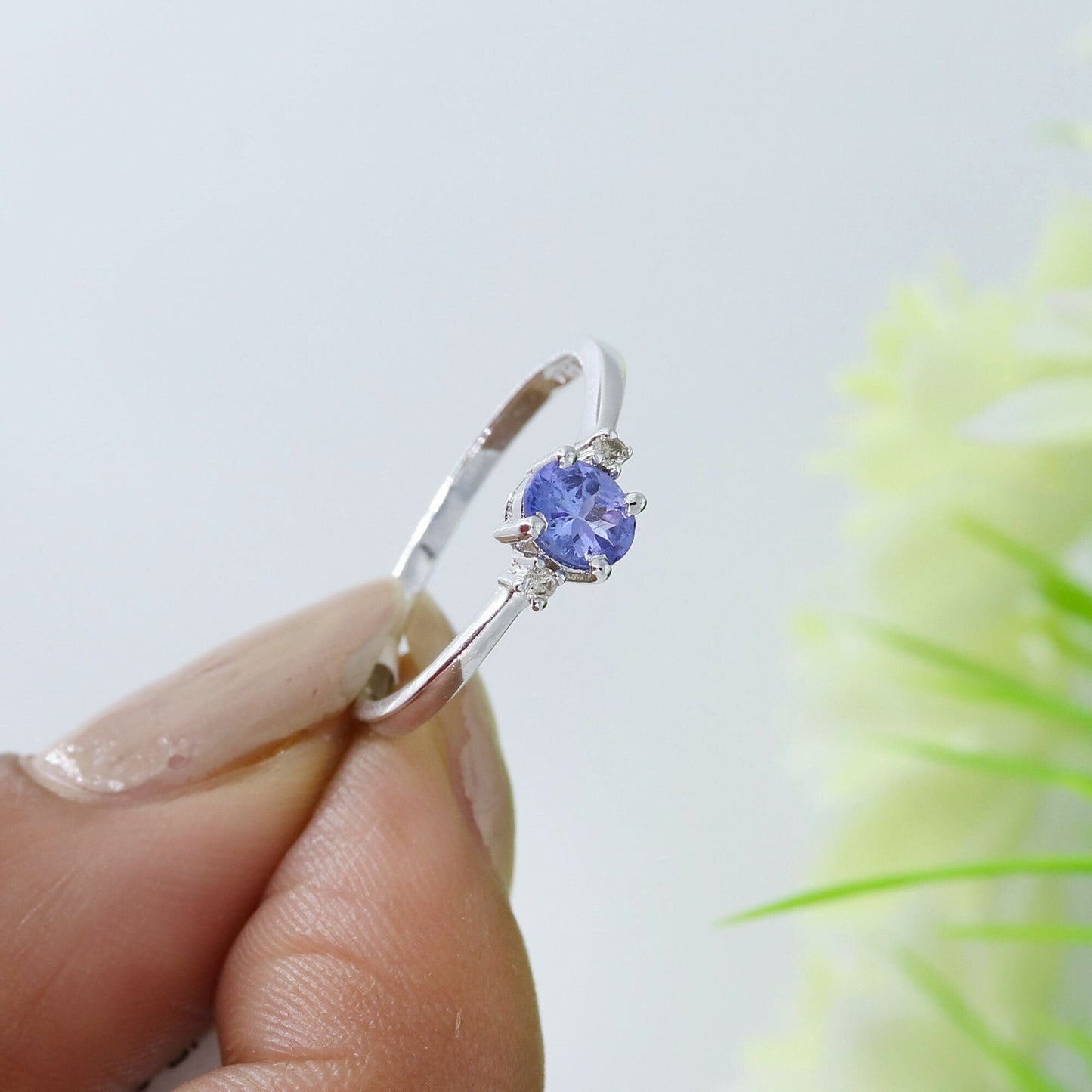 Tanzanite Ring Silver