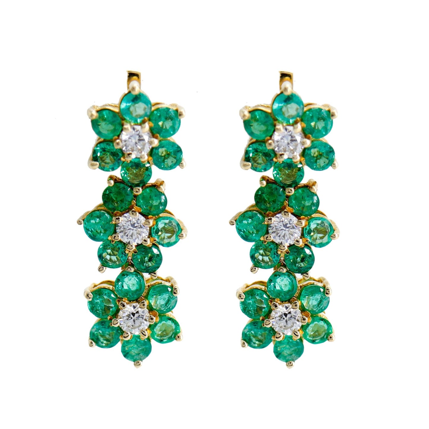 Emerald & Earring 14K Gold