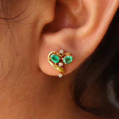 Heart Shape Earring 18K Gold