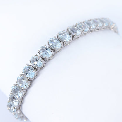 Aquamarine Bracelet Silver