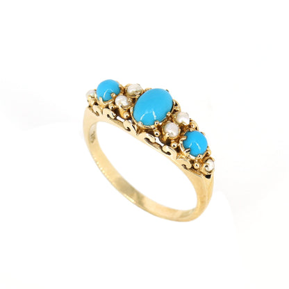 Antique Turquoise Ring Gold