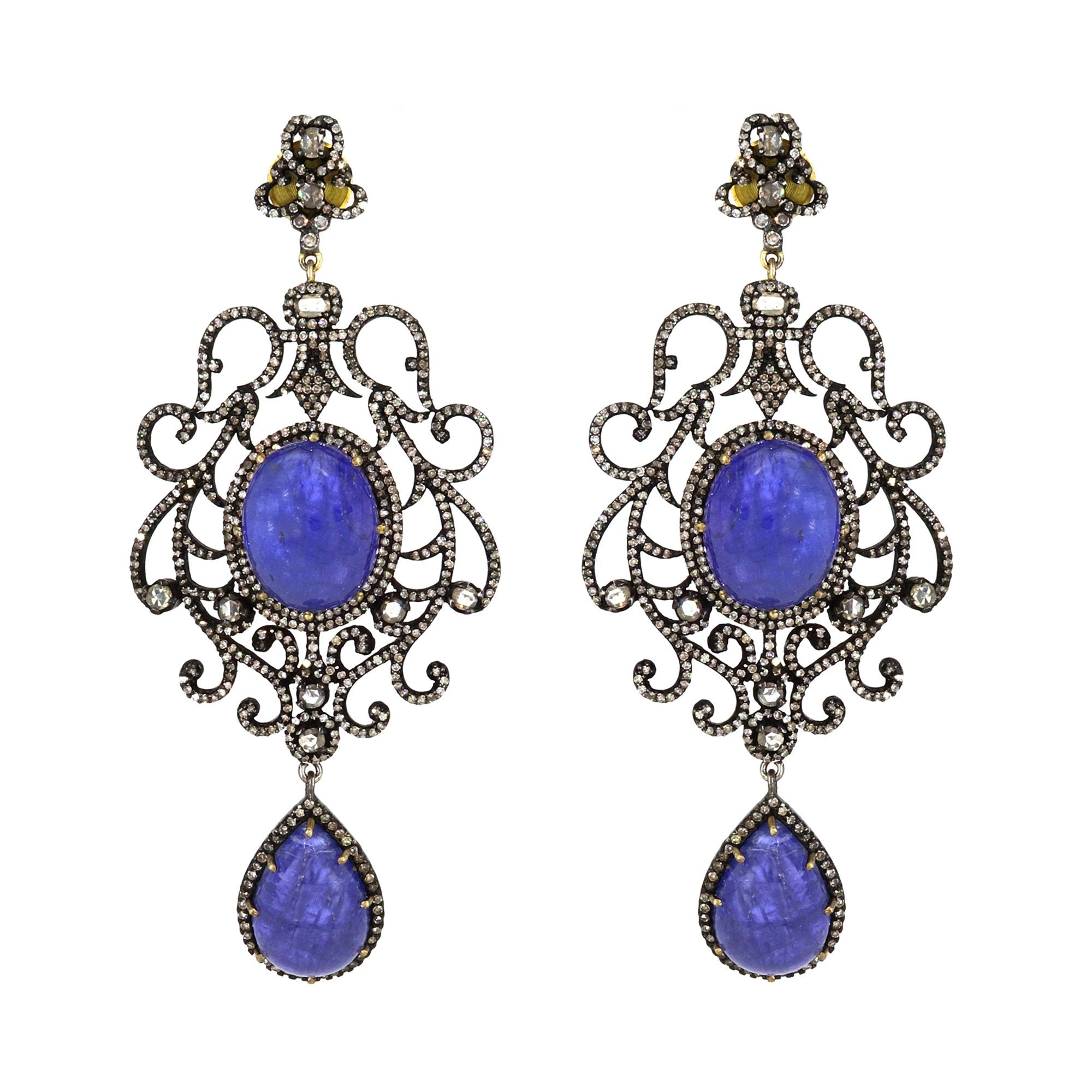 Tanzanite Gemstone Earring