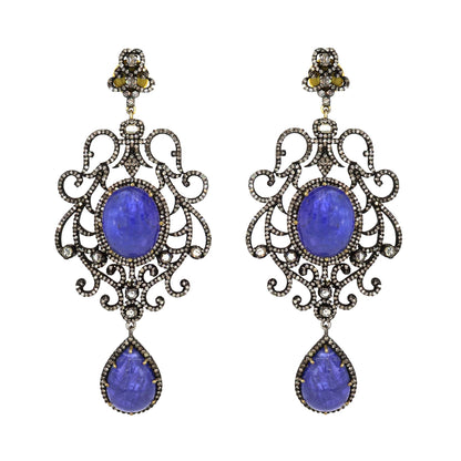 Tanzanite Gemstone Earring