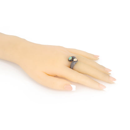 Opal Ring Silver