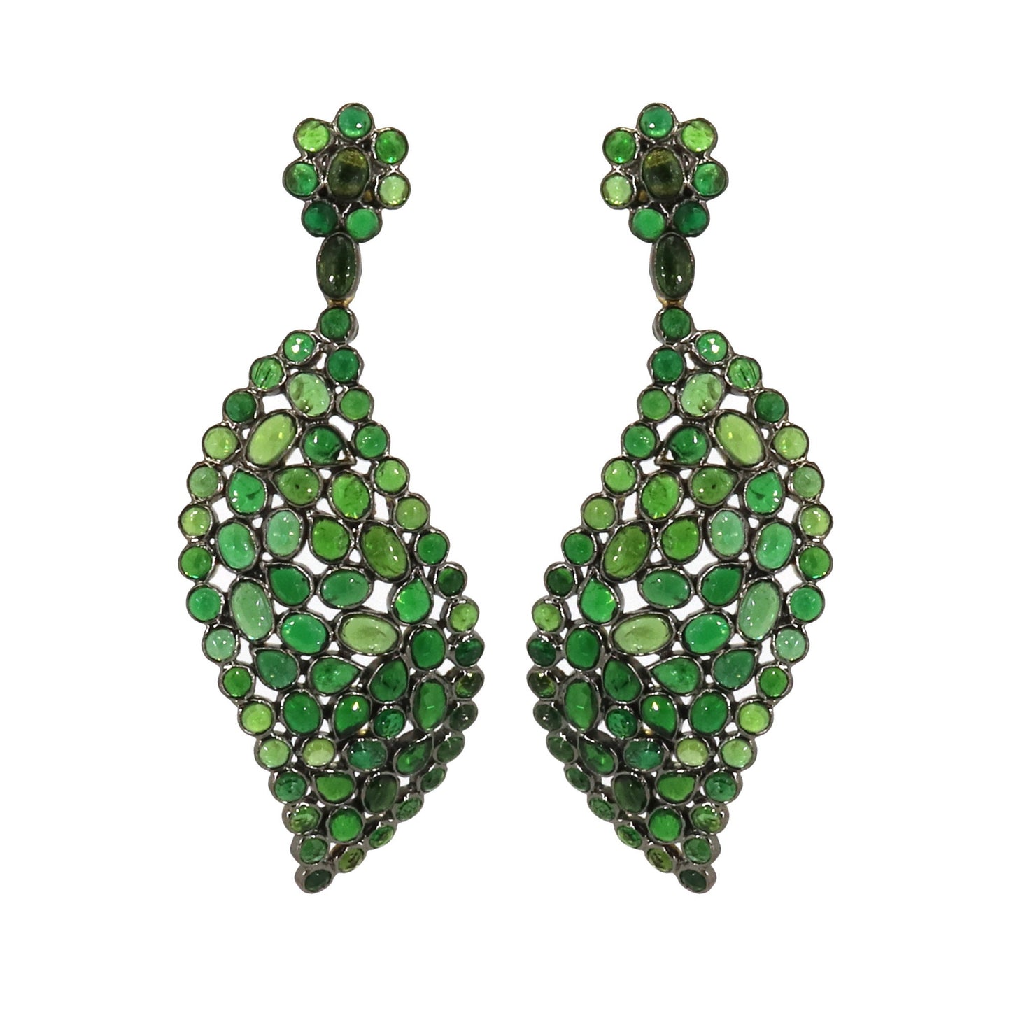 Chrome Diopside Earring