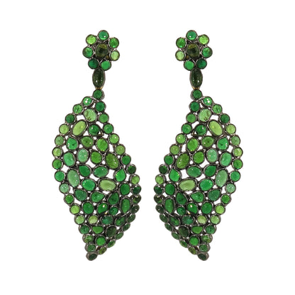 Chrome Diopside Earring