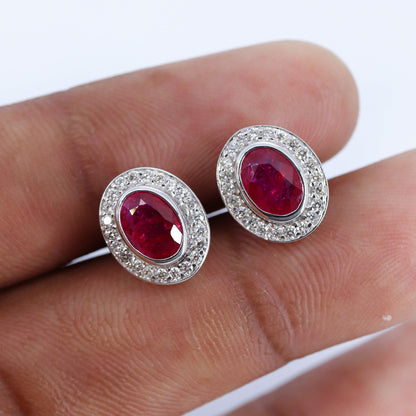 Halo Earring 14K Gold
