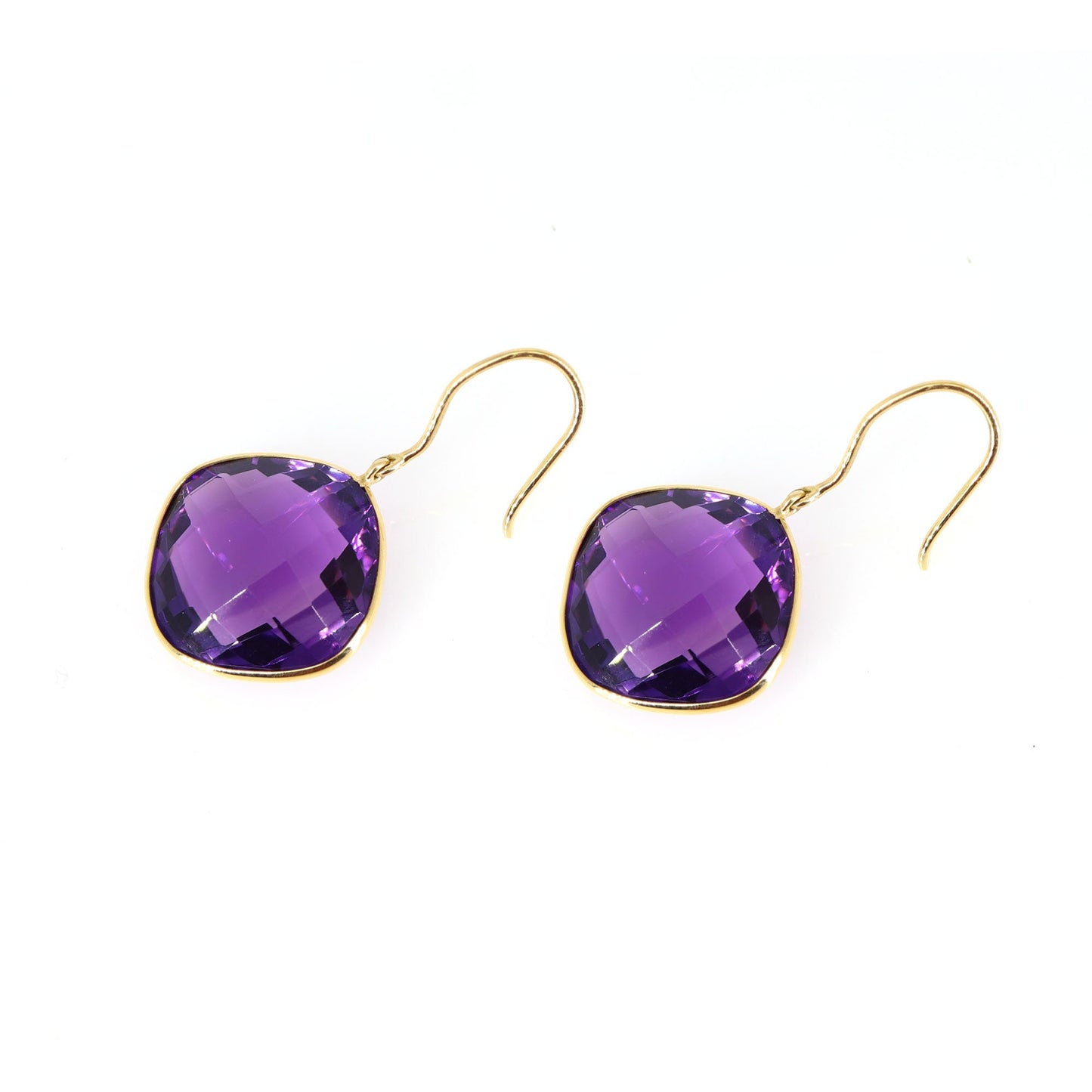 Amethyst Earring 18K