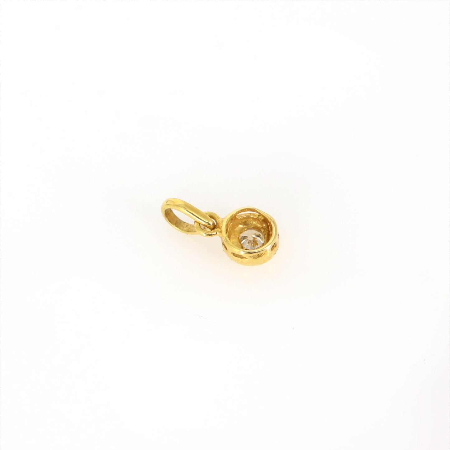 Solitaire Necklace 18K Gold
