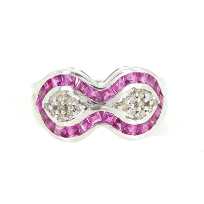 Ruby Gemstone Ring Silver