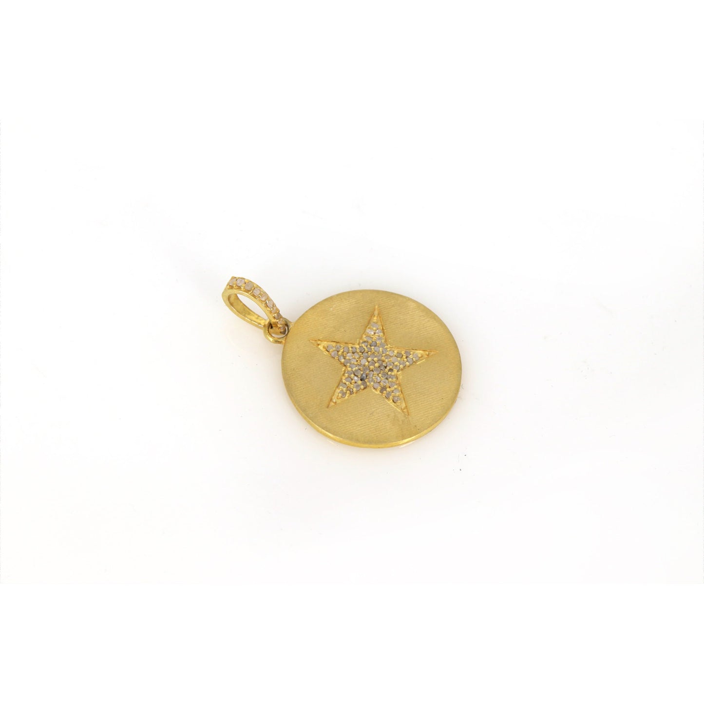Tiny Star Charms Dainty Star Pendant Gold