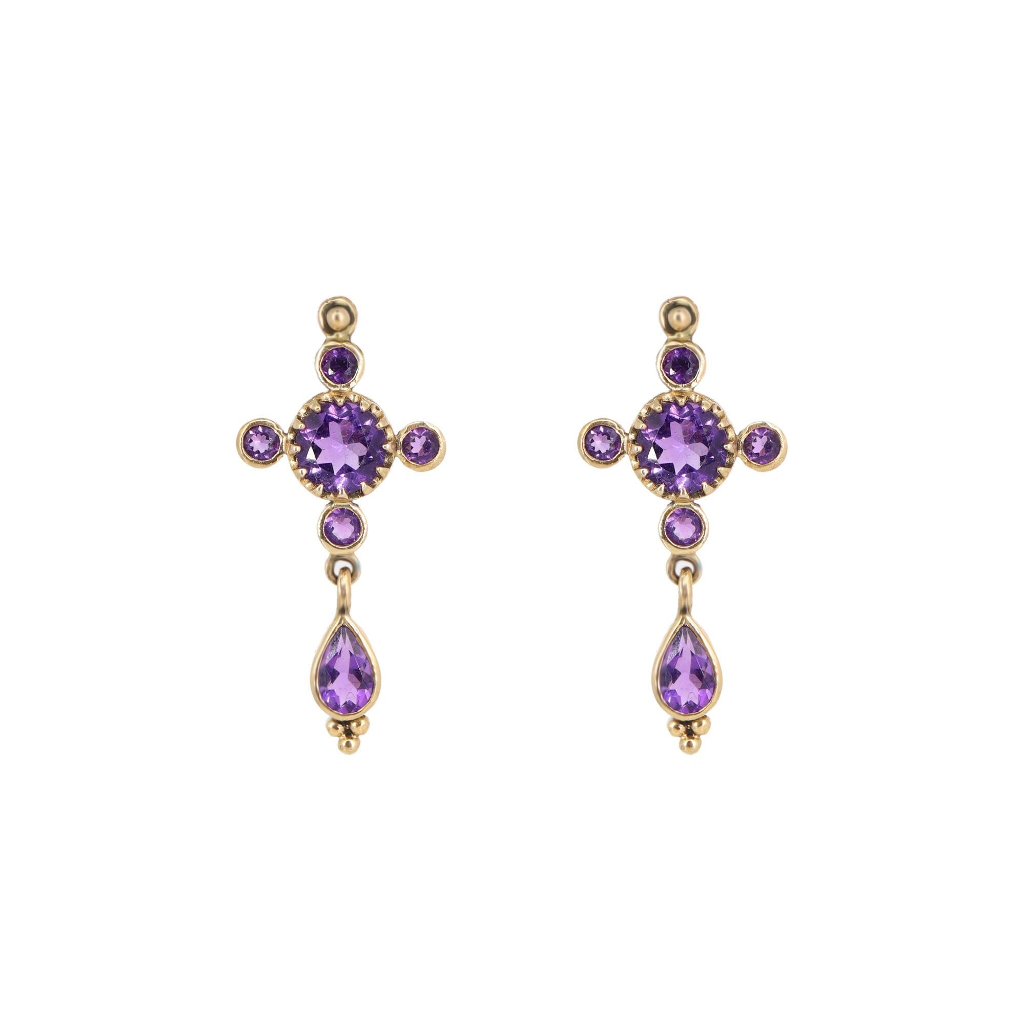 9K Yellow Earring Gold