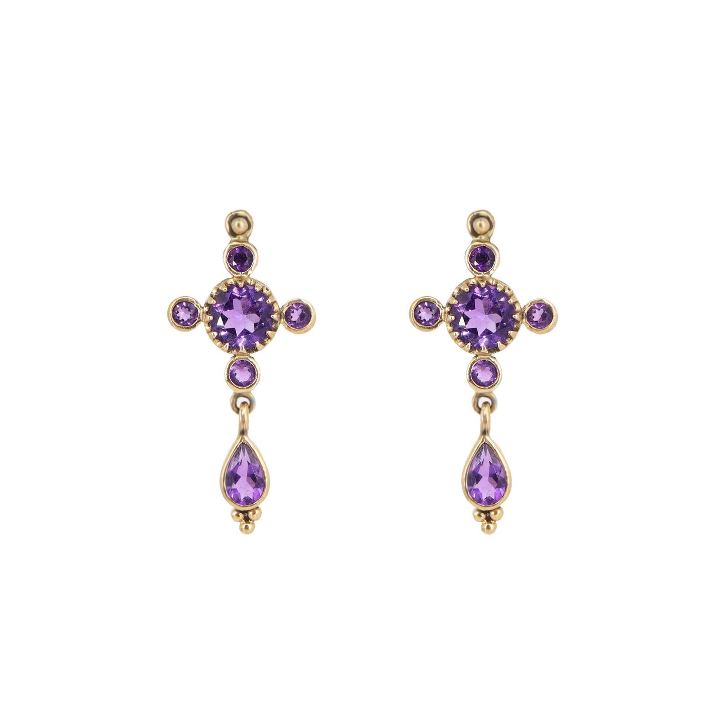 9K Yellow Earring Gold