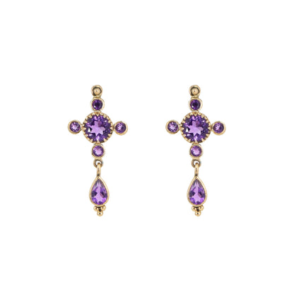 9K Yellow Earring Gold