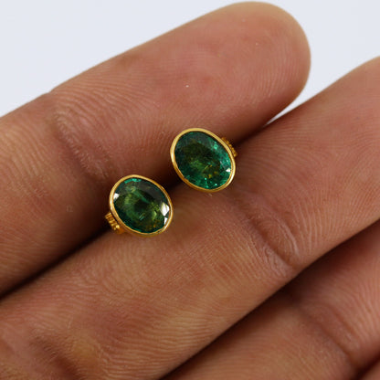 Minimalist Studs Earring 18K Gold