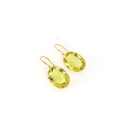 Lemon Topaz Earring 18K Gold