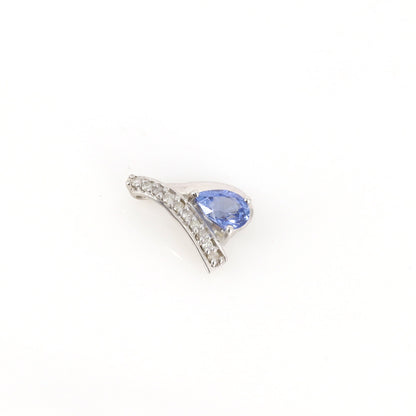 Blue Sapphire Necklace 14K Gold