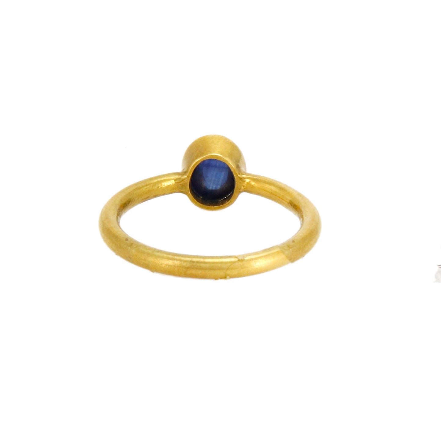 Elegant Royal[Deep Blue Color] Sapphire Ring 18K Gold