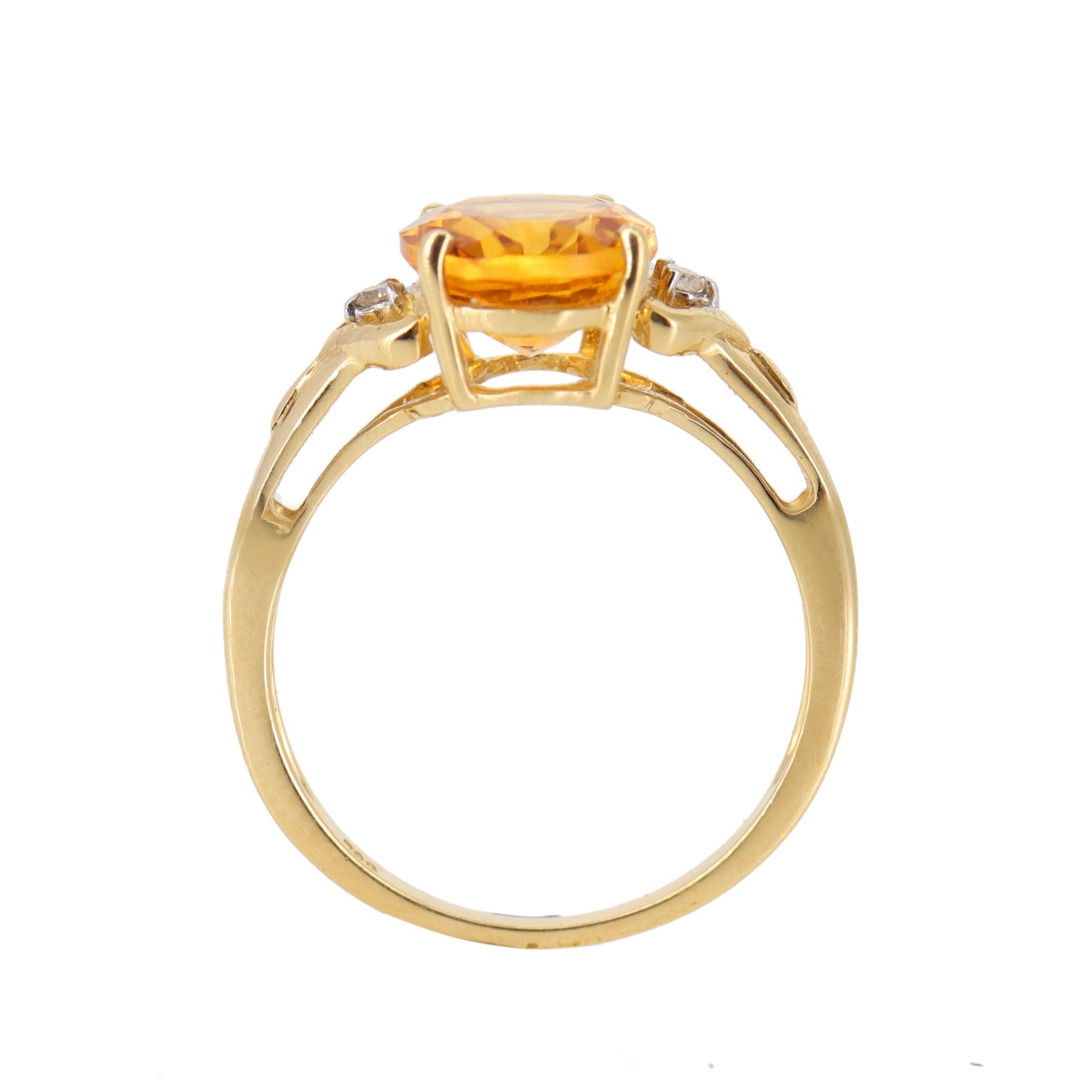 Citrine Ring 14K Gold