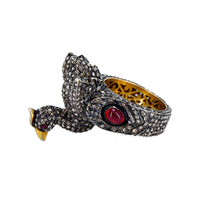 Birds Style Ring Gold