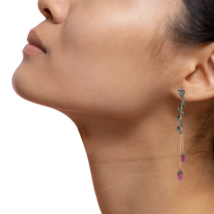 Exclusively Designed Snake Earring