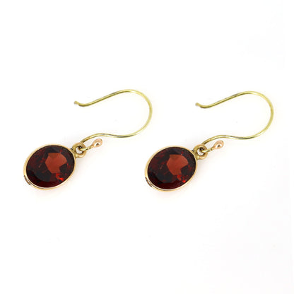 Yellow Garnet Earring 14K Gold