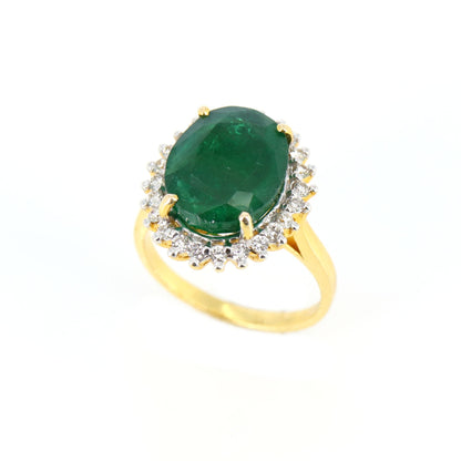 Emerald Ring 14K Gold