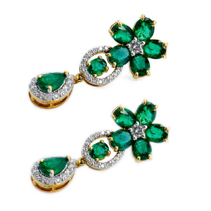 Yellow Earring 18K Gold