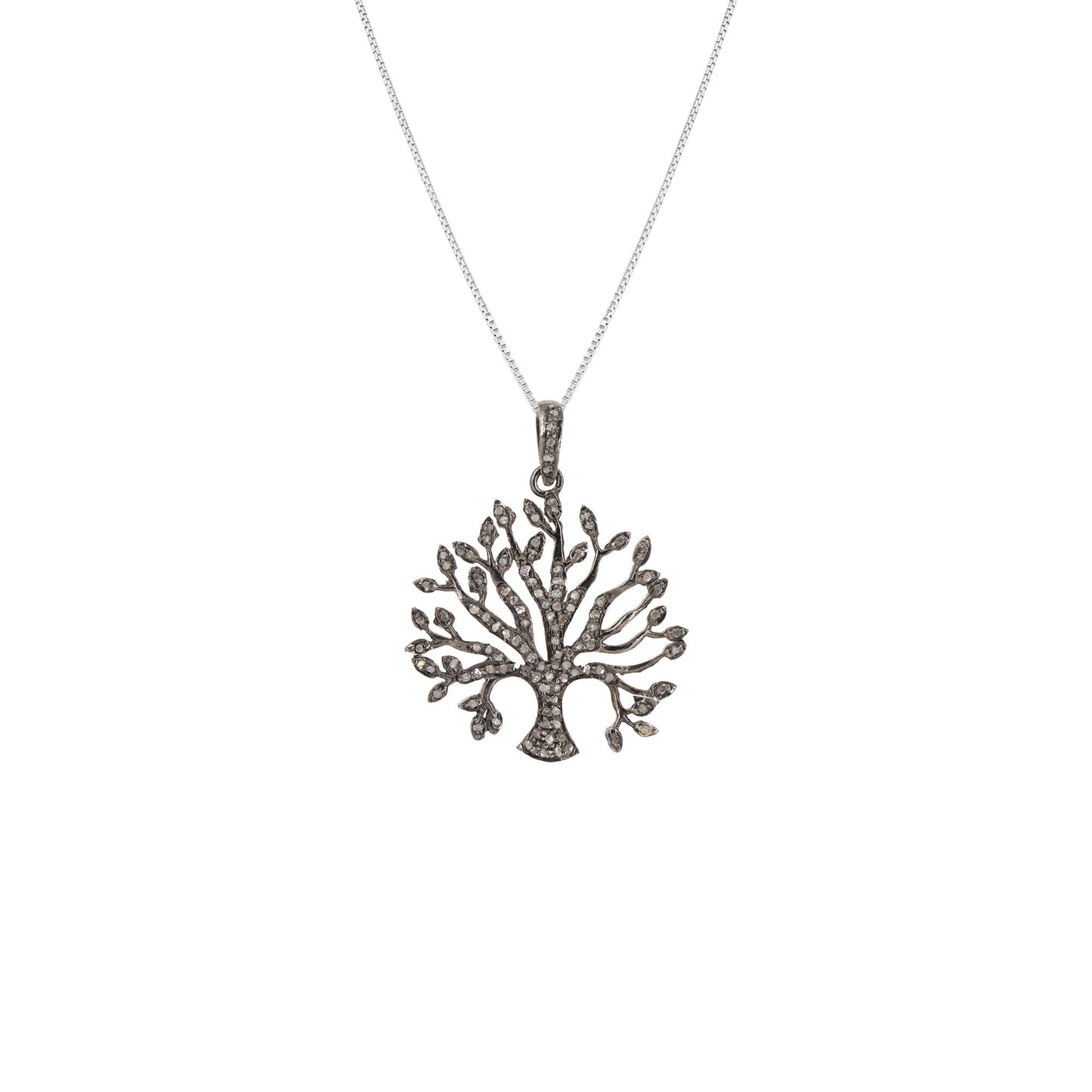 Tree Life Charms Pendant Silver