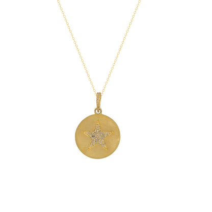 Tiny Star Charms Dainty Star Pendant Gold