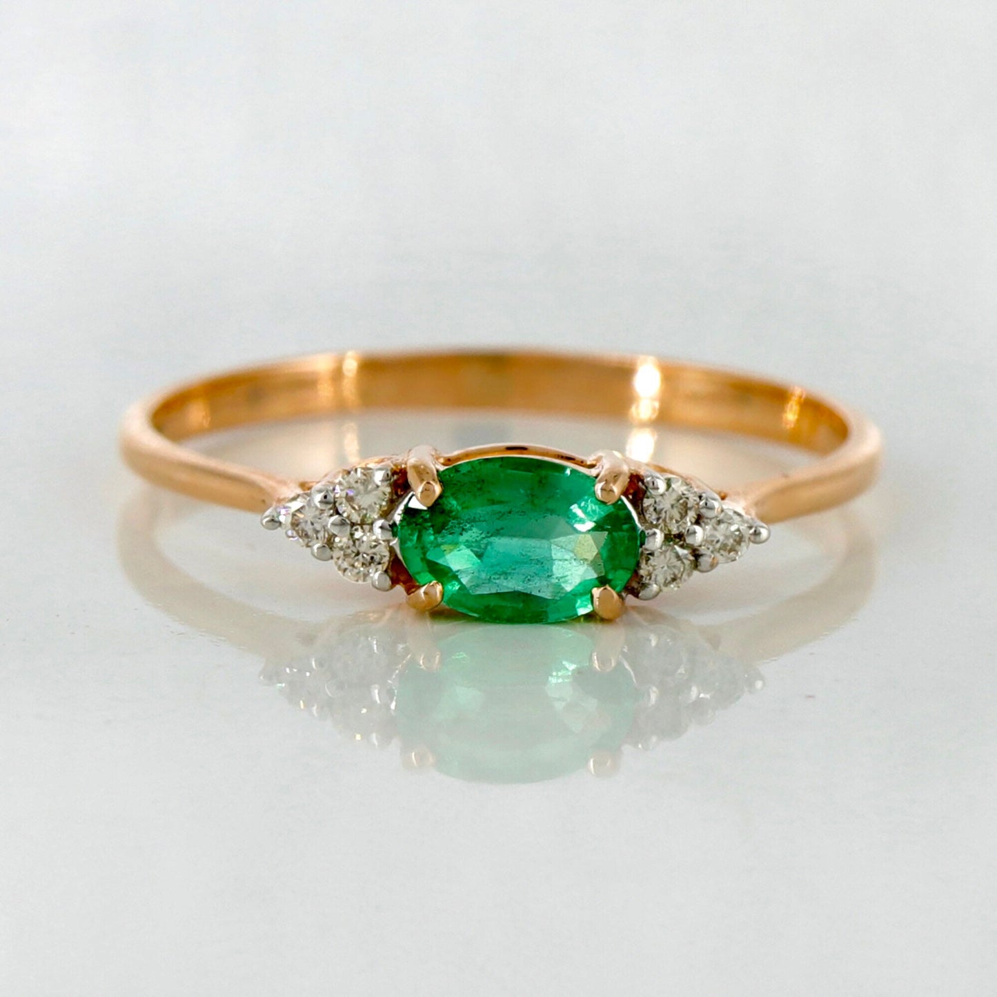 Pink Beautiful Ring 14K Gold