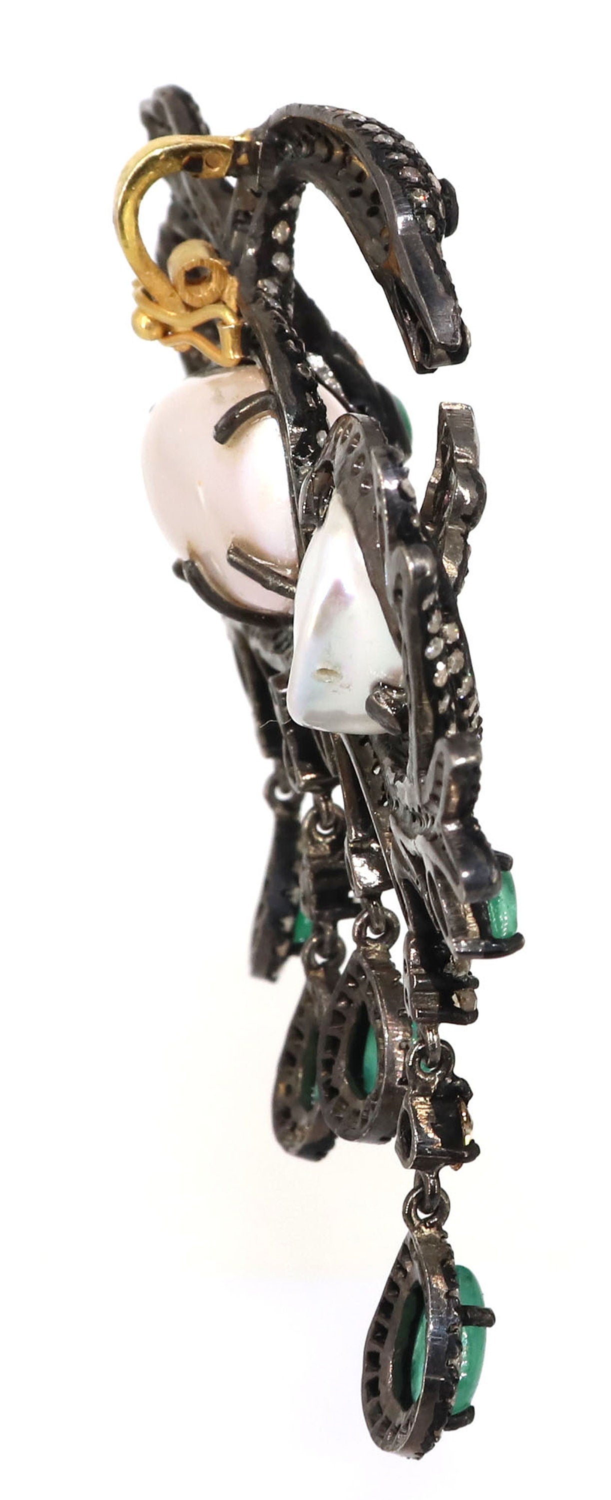Exclusively Designed Victorian Siberian Crane Pendant
