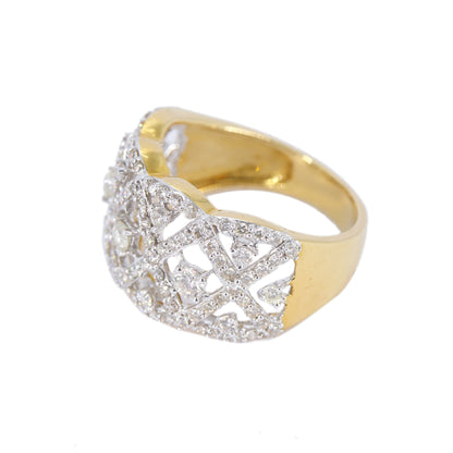 Studded Ring 18K Gold