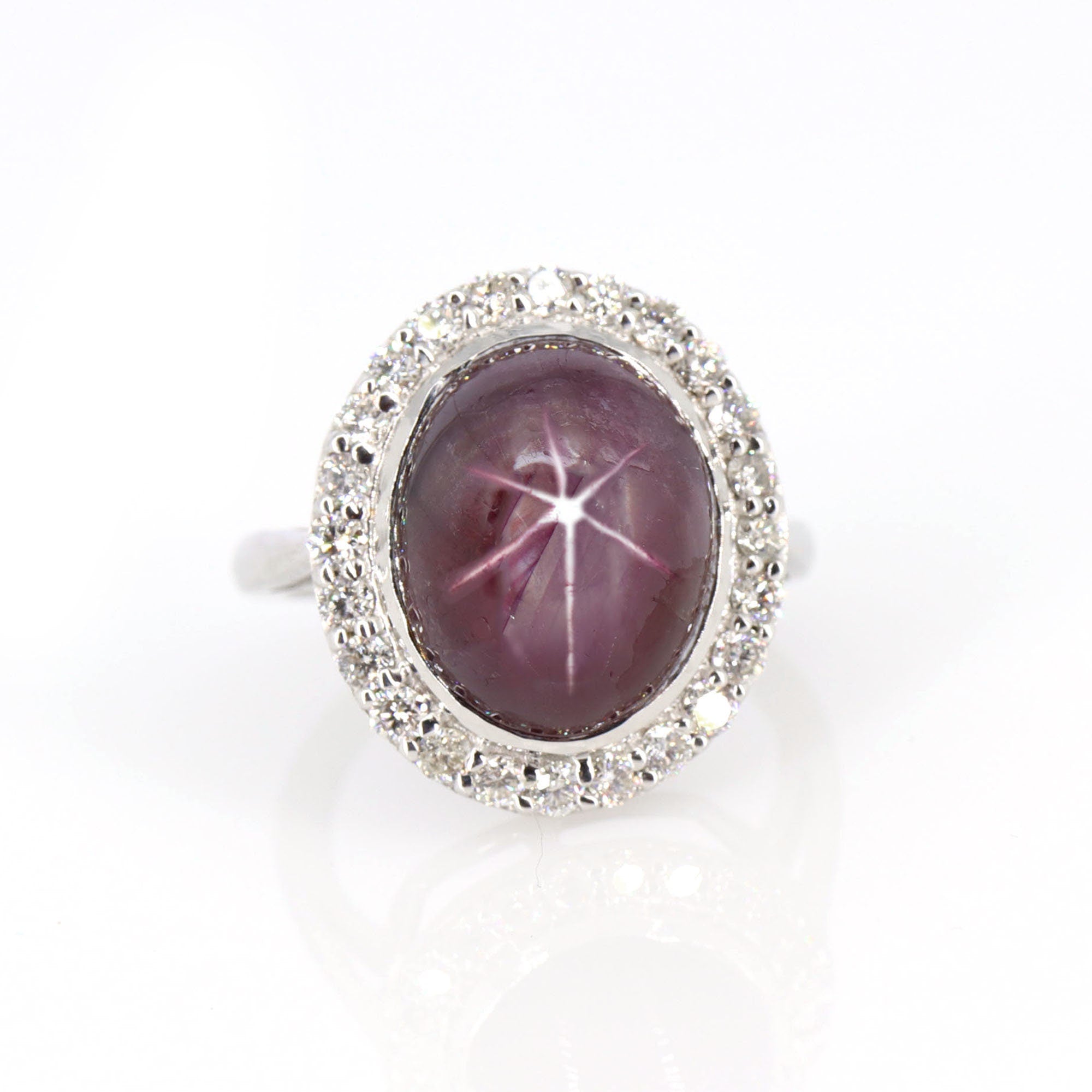 White Ring 14K Gold