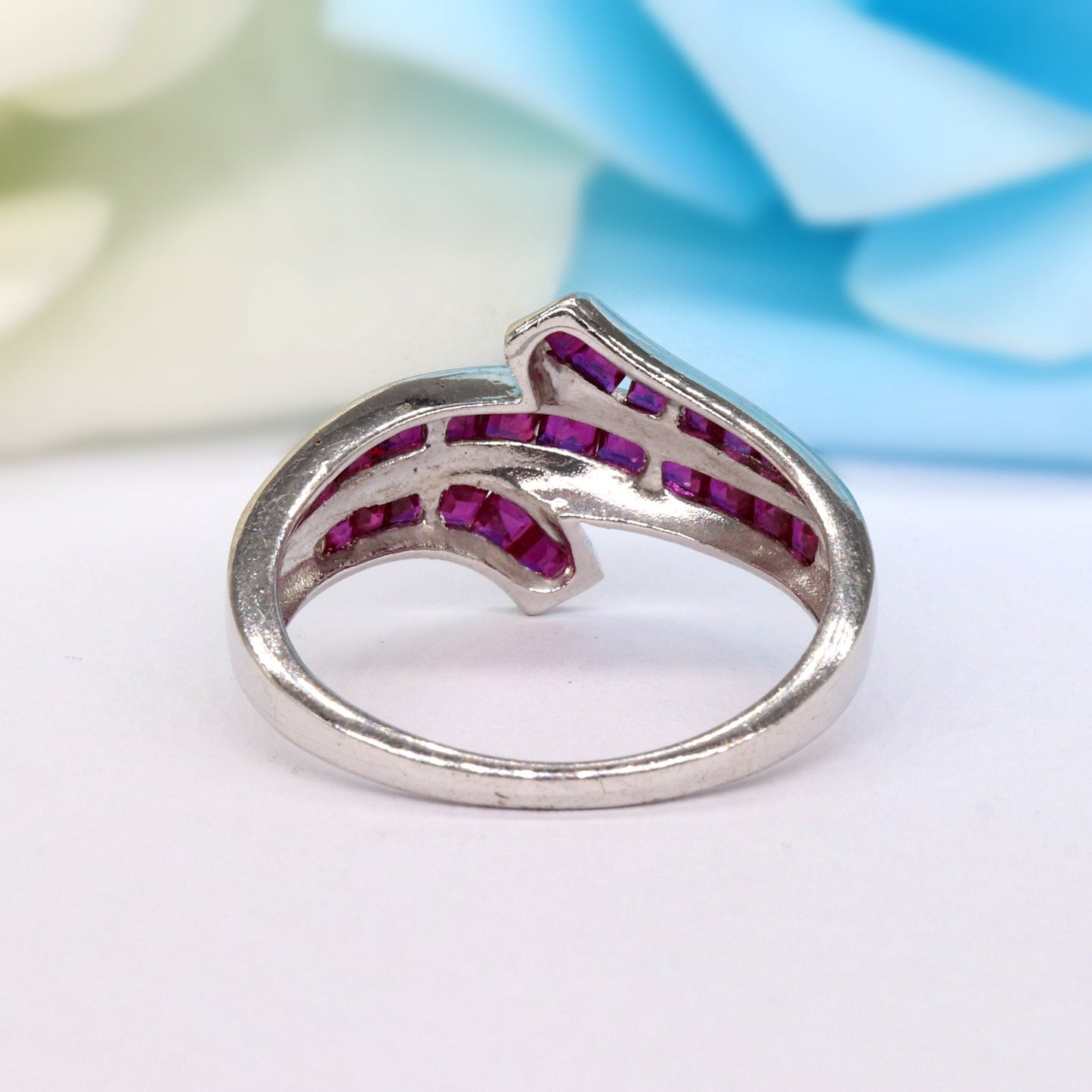 Ruby Ring Silver