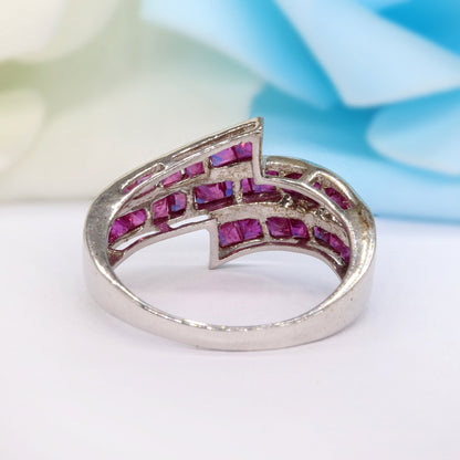 Ruby Ring Silver