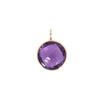Amethyst Pendant 18K Gold