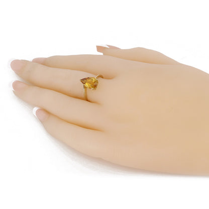 2.2 Citrine Ring 14K Gold