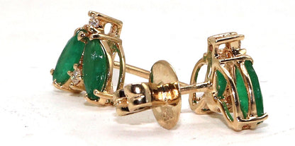 Emerald Earring 14K Gold