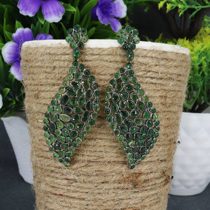Chrome Diopside Earring