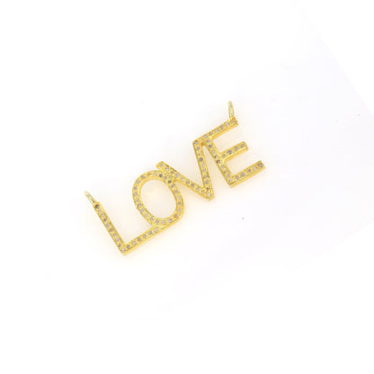 Love Letter Charm Pendant Silver