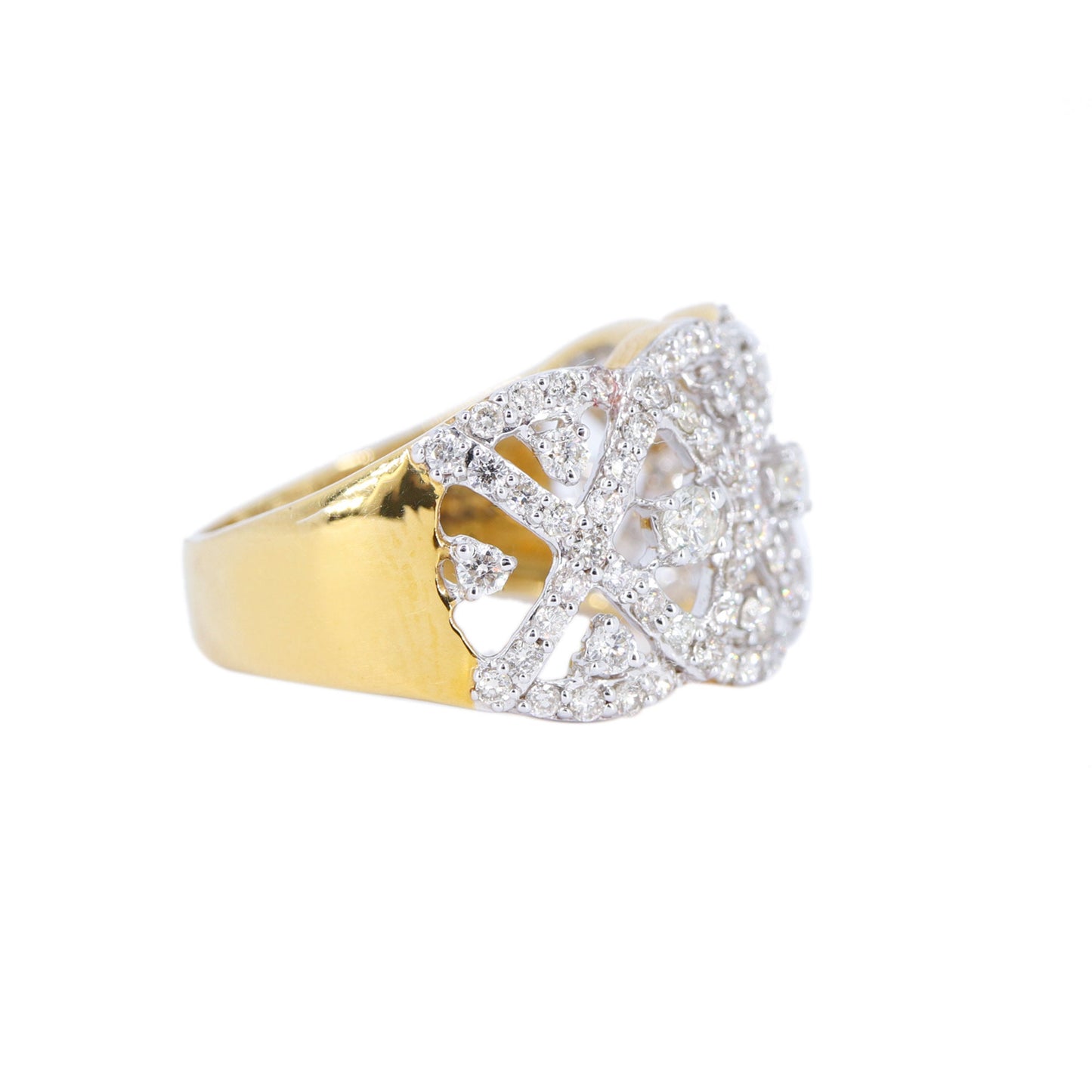 Studded Ring 18K Gold