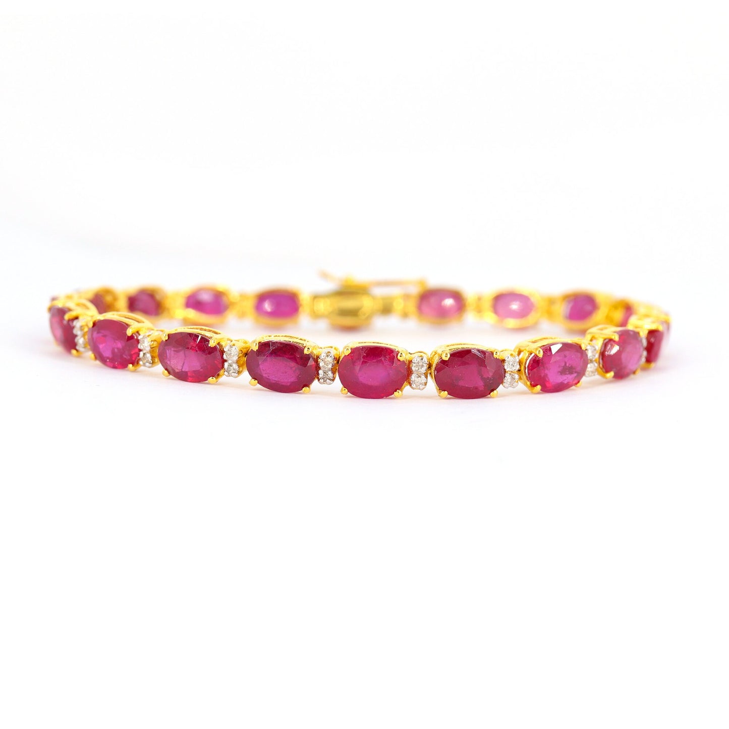 Ruby Bracelet 14K Gold