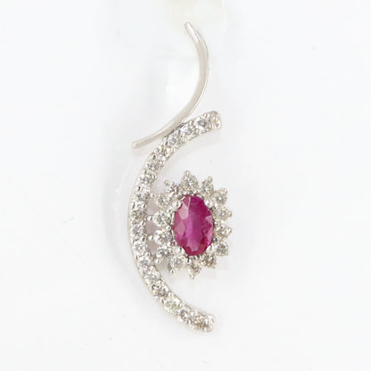 White Pendant 18K Gold