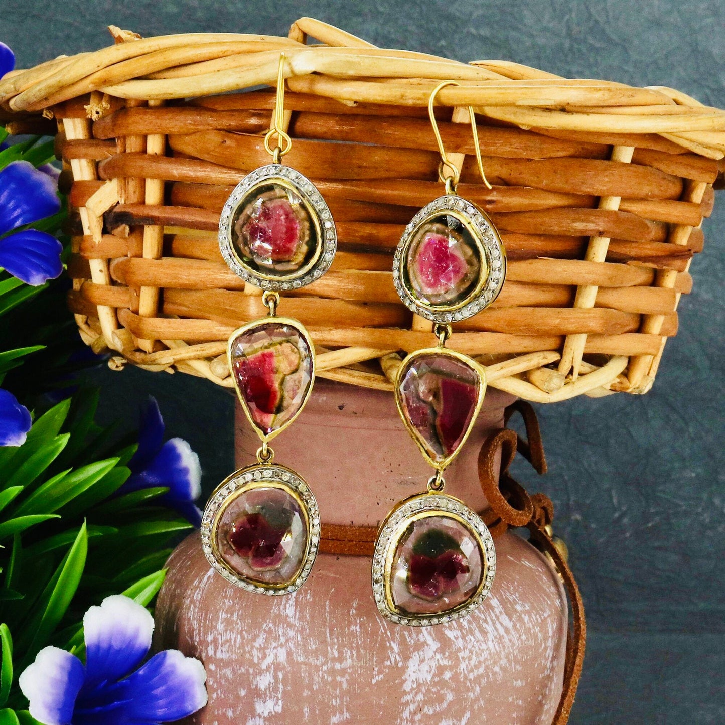 Bio Tourmaline Earring