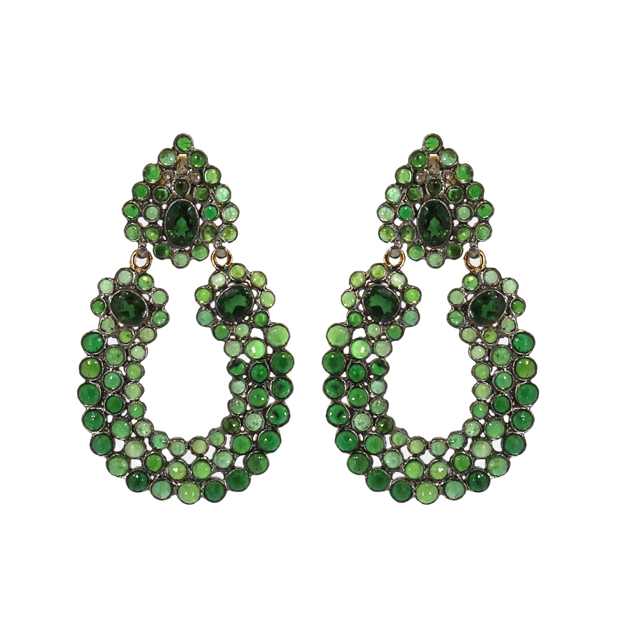 Beautiful Chrome Diopside Earring