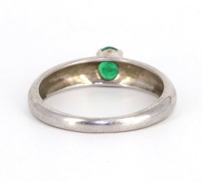 925 Sterling White Rhodium Beautiful Ring Gold