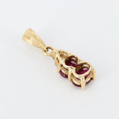 Minimalist Jewelry Ruby & Jewellery Ruby Pendant 14K Gold